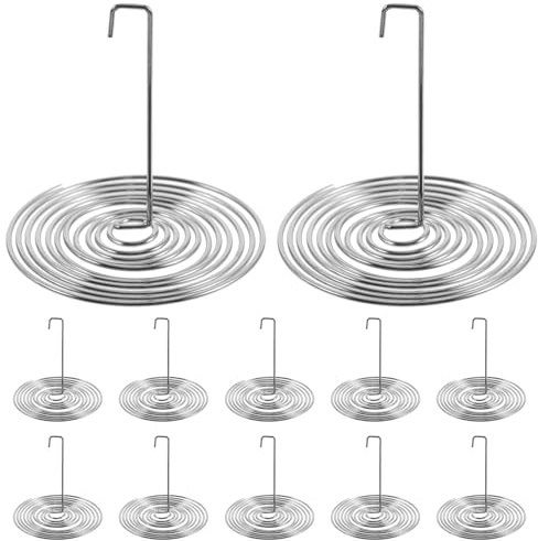 OUNONA Stainless Steel Tea Strainer for Teapot Spout 20 Pack Spring Coil Teapot Spout Strainers Tea Pot Filter Accessories for Loose Leaf Brewing and Residue Removal