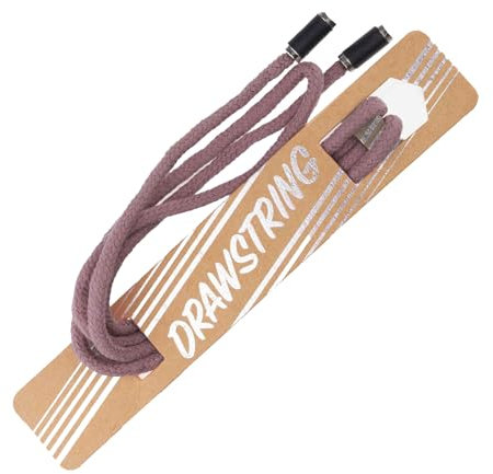 Kordelzug Bekleidungskordel 5mm mit Endstücken 120cm Schnürsenkel, Farbe:pastellviolett