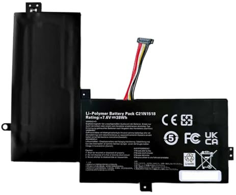 7,6 V 38 WH C21N1518 - Baterías de Ordenador portátil para ASUS TP501 TP501UA TP501UQ Series TP501UA-CJ016T TP501UB-DN010T TP501UQ-CJ019TC