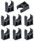 sourcing map 8Pcs PVC Water Pipe Clamps Clips, U-Shaped Tubing Hose Buckles, Irrigation Tube Holder for 25mm OD for TV Trays Tubing Hose Hanger Support Tubing, Black