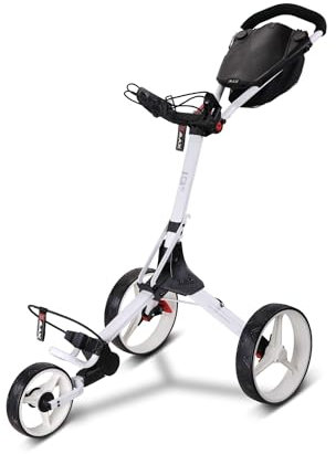 Big Max IQ² Golftrolley - Schiebetrolley (Weiß)