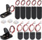 15PCS Button Battery Holder Coin Cell Holder 3V CR2032 Battery Storage Boxes Cover 15Pcs 6V CR2032 Dual Slot with ON/OFF Switch Wire, 30Pcs Push Quick Wire Cable Connector Spring Clamp Terminal