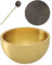 Cuenco de canto tibetano - Set con mazo y cojín para meditación y yoga | Cuenco hecho a mano, accesorio espiritual para relajación, atención plena y decoración zen