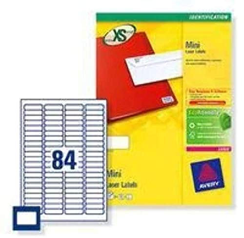 Avery L7656-100 Mini-Etiketten Laser, ehemals 35 mm-Disketten 46 x 11.1 mm