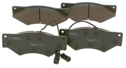 Bosch BP1103 - Brake Pads Car Front Axle - Bosch Quality - Reduced Noise and Dust - ECE-R90 Certified - Copper-Free - 1 Set of 4 Pads