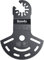 kwb AKKU-TOP CV Tiefschnitt Tauchsägeblatt - Multitool Säge-Blatt, Ø 87 mm, für alle handelsüblichen Maschinen