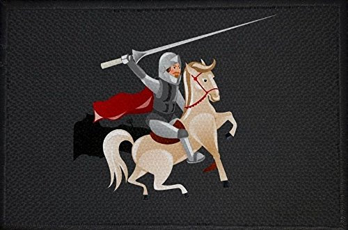 U24 Aufnäher Ritter Motiv Nr. 16 Fahne Flagge Aufbügler Patch 9 x 6 cm