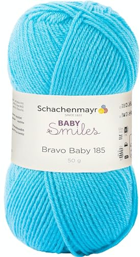 Schachenmayr Baby Smiles Bravo Baby 185 9801212-01065 türkis Handstrickgarn, Häkelgarn, Babygarn
