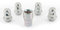 H&R Felgenschloss-Set M14x1.50 Kegelbund - 4 Felgenschloss-Muttern inkl. Adapter