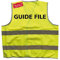 Signalétique.biz France GILET DE SIGNALISATION GUIDE FILE (WC1390GF) - Jaune - L - -