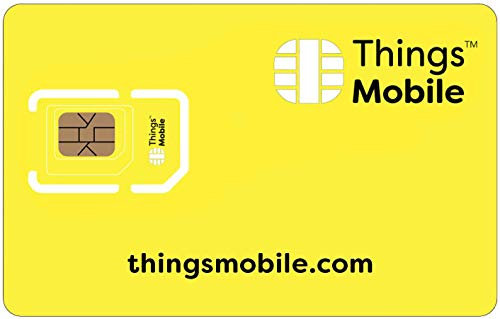 SIM Card per Smart Home/Domotica - GSM/2G/3G/4G - ideale per allarmi, sensori, apriporta intelligenti, climatizzatori, caldaie, apricancello, contatori del gas, con € 10 di credito incluso.
