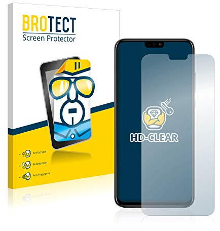 BROTECT (2 Stück Schutzfolie für Honor 8X Displayschutz Folie Made in Germany, Ultra-Klar