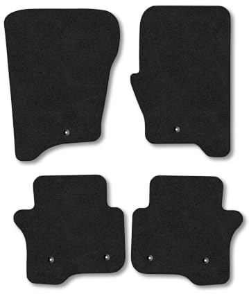 Land Rover Discovery (2013-2017) Carpet Car Mats | Black Edge Trim Tailored Fit Floor Mats Full Coverage Protection Accessories Easy Clean Anti Slip Made in the UK
