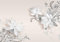 wandmotiv24 Photo murale fleurs blanches en fleurs M 250 x 175 cm - 5 pièces photo, papier peint non tissé Plante d'ornements de fleurs M6792
