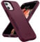 NTG Designed for iPhone 12 Case & iPhone 12 Pro Case, Heavy-Duty Tough Rugged Lightweight Slim Shockproof Protective Case for iPhone 12 6.1 Inch, Plum