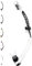 Cressi Unisex-Adult Itaca Ultra Dry Snorkel Trockenes Freitauchen und Schnorcheln, Transparent/Schwarz, Einheitsgröße