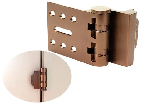 Flip-Lok High Security Door Lock is 10X Stronger Than a Deadbolt. Instantly Turns Any Room into a Safe Room with Ft. Knox Level Security for Complete Piece of Mind at Home, School, or Office (Bronze)