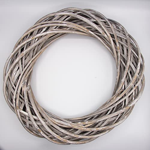 Anello in vimini (salice 35,6 cm, grigio)