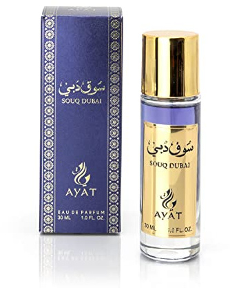 Ayat Perfumes Eau de Parfum MUSK EMIRATES 30 ml EDP Orientale Arab - Original Gift Idea for Men and Women - Miniature Fragrances Made and Designed in Dubai (Souq Dubai)
