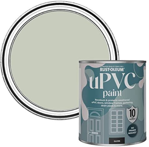Rust-Oleum Green uPVC Door and Window Paint In Gloss Finish - Aloe 750ml