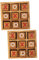 ibasenice 2 Sätze Xo Schach Zehe Babyspielzeug Toe Holzspiel Schachbrettspiel Holzkreuz Tic-Toe-Spiel ​​tack Toe Kinderspielzeug Klassisches Brettspiel Puzzle Kleinkind Draussen Hölzern