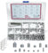 ZephyrCraft 260 Pcs Cone Point Grub Screws Mixed, M3/M4/M5/M6/M8 Hex Head Stainless Steel Socket Screws Assortment, with 5 Pcs Socket Allen Key, Screws Set with a Storage Box