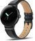 Tuocal Cinturino in vera pelle compatibile con Google Pixel Watch 2, cinturino per smartwatch per donne e uomini, traspirante, cinturino di ricambio regolabile