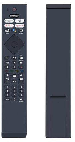 GOUYESHO Voice Ersatz Fernbedienung 398GM10BEPHN0041SY für Philips TV 43PUS8507/12 50PUS8507/12 58PUS8507/12 65PUS8507/12 43PUS8506/12 50PUS8506/12 55PUS8506/12 65PUS8506/12