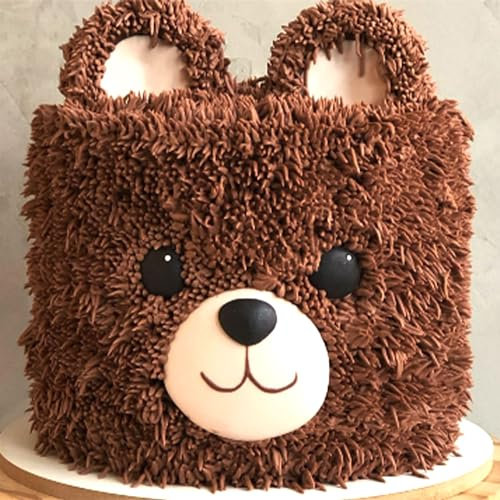 JeVenis Bear Face Baby Shower Cake Decoration Teddy Bear Cake Topper Gender Reveal Cake Decorations Bear Baby Shower Party Supplies Teddy Bear Decoration