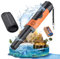 SUNPOW Pinpointer Detector de Metales, Detector de Metal, Fácil de Usar, Resistente al Agua, High Sensitivity 360° Detection, Detector de Metales de Mano para Niños Y Adultos