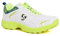 SG Savage Stud Cricket Shoe (Color: White, Royal Blue & Lime, Size: UK10/ US11/ EU44) | for Mens & Boys | Material: Mesh & PVC | Lightweight | Improved Stability in The Game