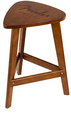 P Pluginz Fender Guitar Pick End Table, Brown