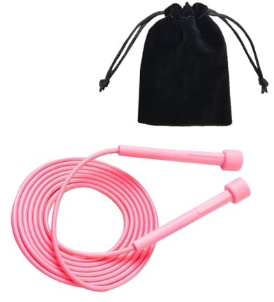 DHWEKU 2.8M Corda per Saltare di velocità, Jump Rope,per Allenamento, Fitness, per Adulti, Regolabile, per Uomo, Donna, Bambini, Ragazze