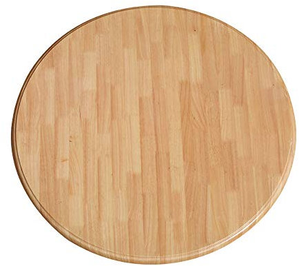 TMKDNNKG Eichen-Esstisch, runder Tisch, Drehteller, Haushalt, drehbare Scheibe, runde Tischplatte, fauler Massivholz-Drehteller, Durchmesser 80 cm