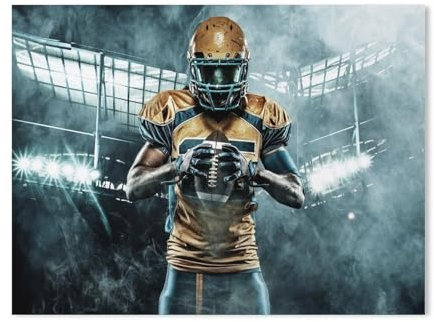 1000 Stück Puzzle，American-Football-Spieler，Erwachsene Kinder Karton Spielzeug Lernspiel（38x26cm-189