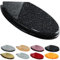 Toilet Seat, Heavy Duty Glitter Toilet Seat Soft Close with Quick Release, Top/Bottom Fixing Easy Installation(Black)