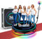 360 Photo Booth Machine, Free Customize Logo, Automatic Slow Motion Rotating 360 Video Camera Booth Selfie Platform, 360 Photo Booth for Party Event Halloween (40.2'')