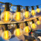 YRATERVSR Luci Giardino LED 30 metri Catena Esterno 100 ft G40 IP44 Luminosa Lampadine per Gazebo Terrazzo Luce Catena Luminosa Filo con Telecomando Esterne Illuminazione