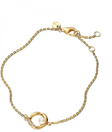 Pandora Damen-Armband mit goldener Perle 563830C01