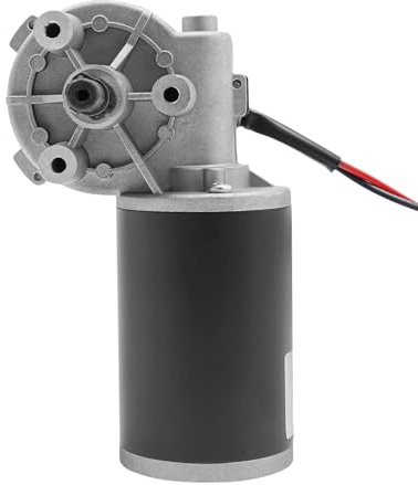 TONFEION 24V DC Getriebemotor, 45W, 160 U/min ±20 RPM, Untersetzungsverhältnis 3:60, >3N.m Drehmoment, Scheibenwischermotor für Industrie und Automatisierung
