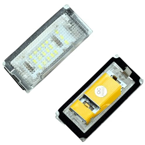 2 Stück Kennzeichenleuchte Rücklicht für BMW E46 3 Series 323i 325i 328i 330i 335i 325xi 328xi 1998-2007 LED Nummernschildbeleuchtung hinten