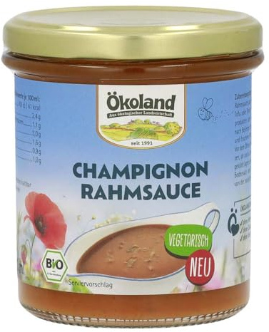 Ökoland Champignon Rahmsauce, 320ml