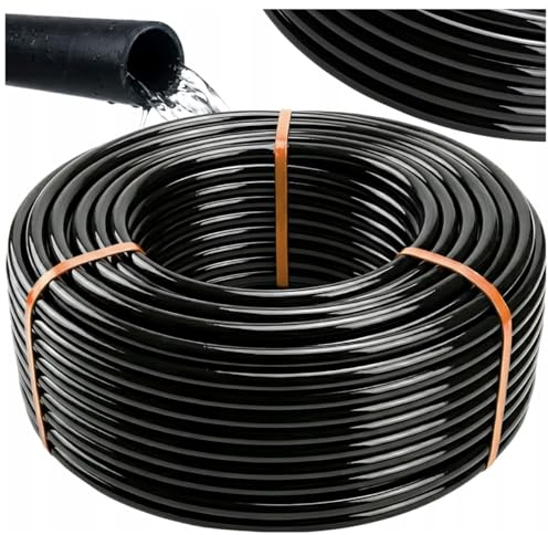 PE Bewässerungsrohr 20 mm 25 m PN6 – Bewässerungsschlauch ohne Löcher, Gartenschlauch Zuleitung