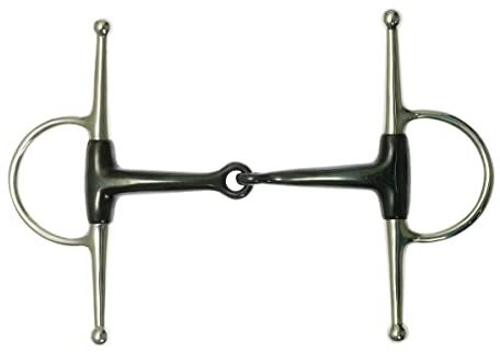 Korsteel Sweet Iron Jointed Full Cheek Snaffle Bit, 5.5