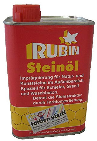 Rubin Steinöl Steinpflege Steinschutz Steinimprägnierung (1000 ml)
