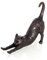 Butler & Peach Miniatur-Katze, massives Bronzefarben