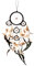 50cm x 11cm Traumfänger Dreamcatcher Schwarz Leder Indianer Dreams