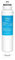 EcoAqua EFF-6012A Kühlschrank Wasserfilter Kompatibel mit Daewoo Aqua Crystal DW2042FR-09, DW2042F-09, DW2042FB, FRNY225D2V, 3019986700, Titan 4, John Lewis JLAFFS2011, Smeg SR610X, WHE7670SA (1)