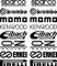 myrockshirt Car-Door-Stack-Sponsor-Logo-Aufklebers-Graphics-Aufklebers-set-2-/25261`+ Bonus Testaufkleber Estrellina-Glückstern ®, gedruckte Montageanleitung, waschanlagenfest,