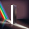 Vientiane Dreieckigen Prisma,Kristall optischen Glas,Dreifach Dreiecksprisma Refraktor für Unterricht in Physik Lichtspektrum
